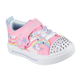 Skechers Toddler Kids' Twinkle Toes Unicorn Shoes Front_Angled_Right