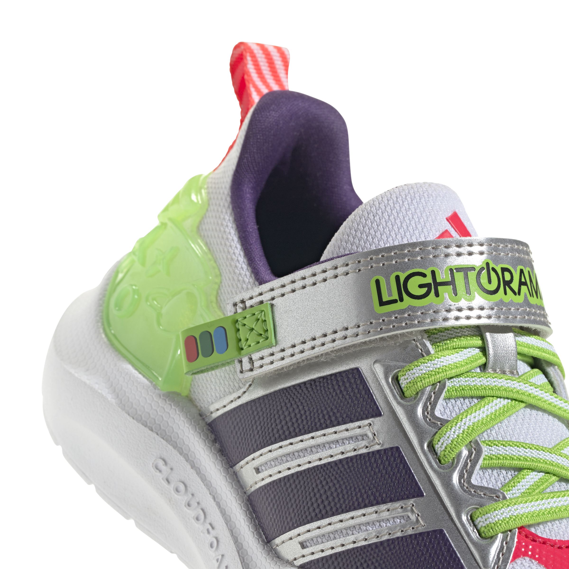 adidas Toddler Kids' Lightorama Runner Buzz Elastic Laces Shoes