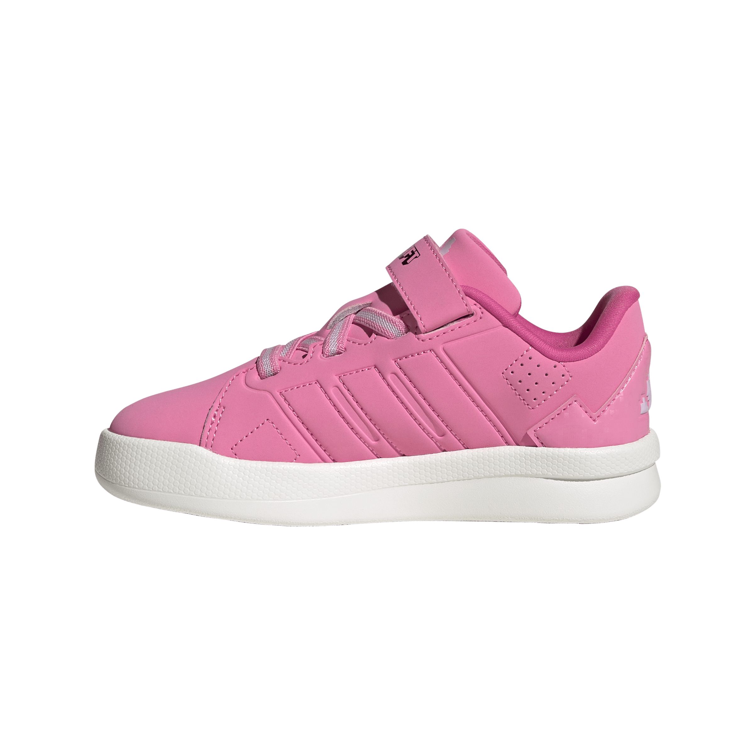 adidas Toddler Kids' Minecraft Lightorama Elastic Laces Shoes Side_Left