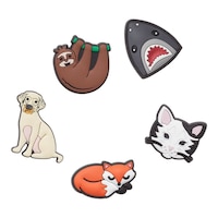 Crocs Animal Lover Jibbitz Charms - 5 Pack Composite_or_Mixed