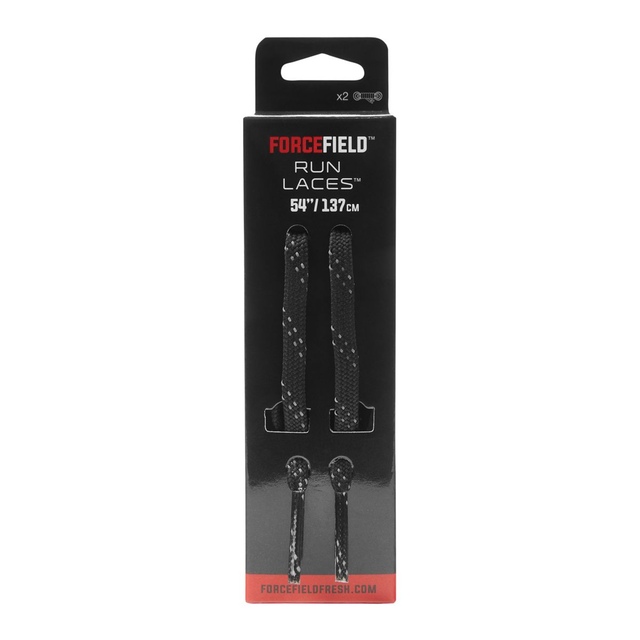 Forcefield Run Flat Reflective Shoe Laces - 54" Front_Flat