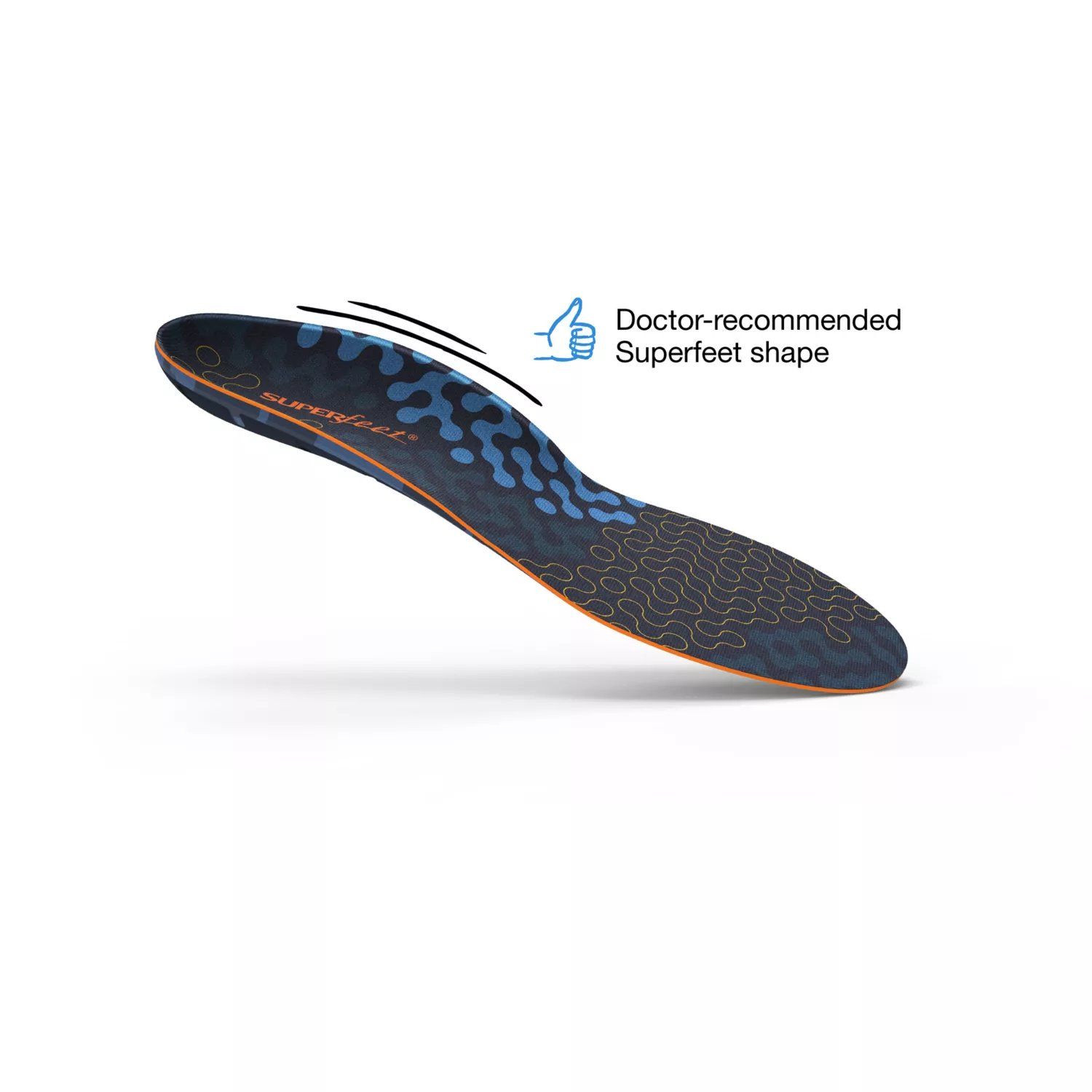 Superfeet Run Cushion Medium Arch Running Shoe Insole