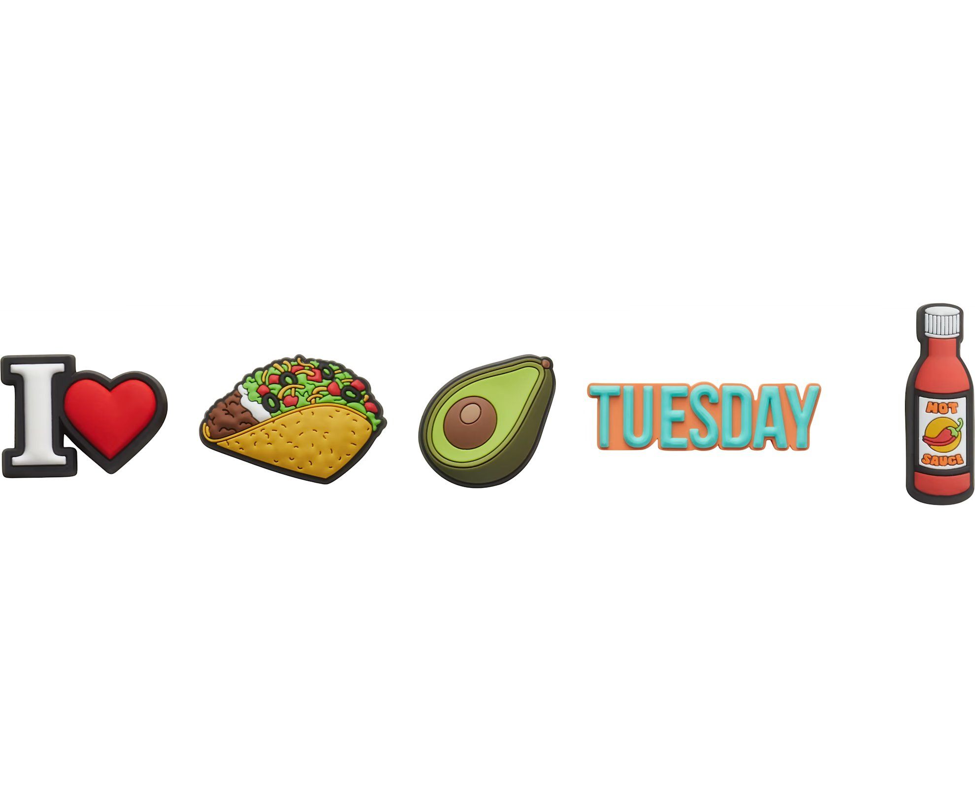 Crocs Taco Tuesday Jibbitz - 5 Pack