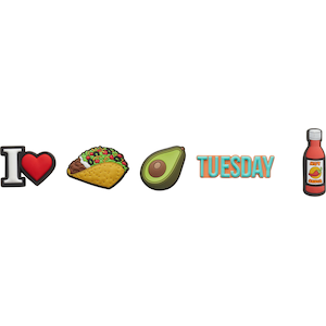 Crocs Taco Tuesday Jibbitz - 5 Pack