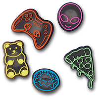 Crocs LED Dude Bro Jibbitz™ Charms - 5pk Front_Flat