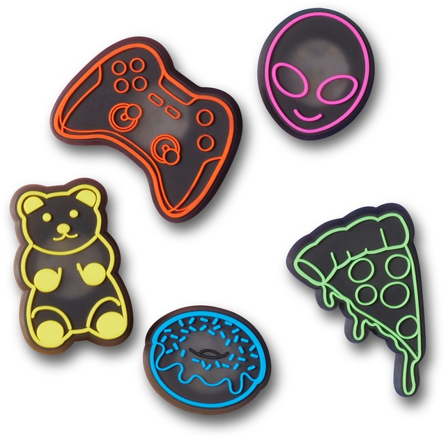 Crocs LED Dude Bro Jibbitz™ Charms - 5pk Front_Flat