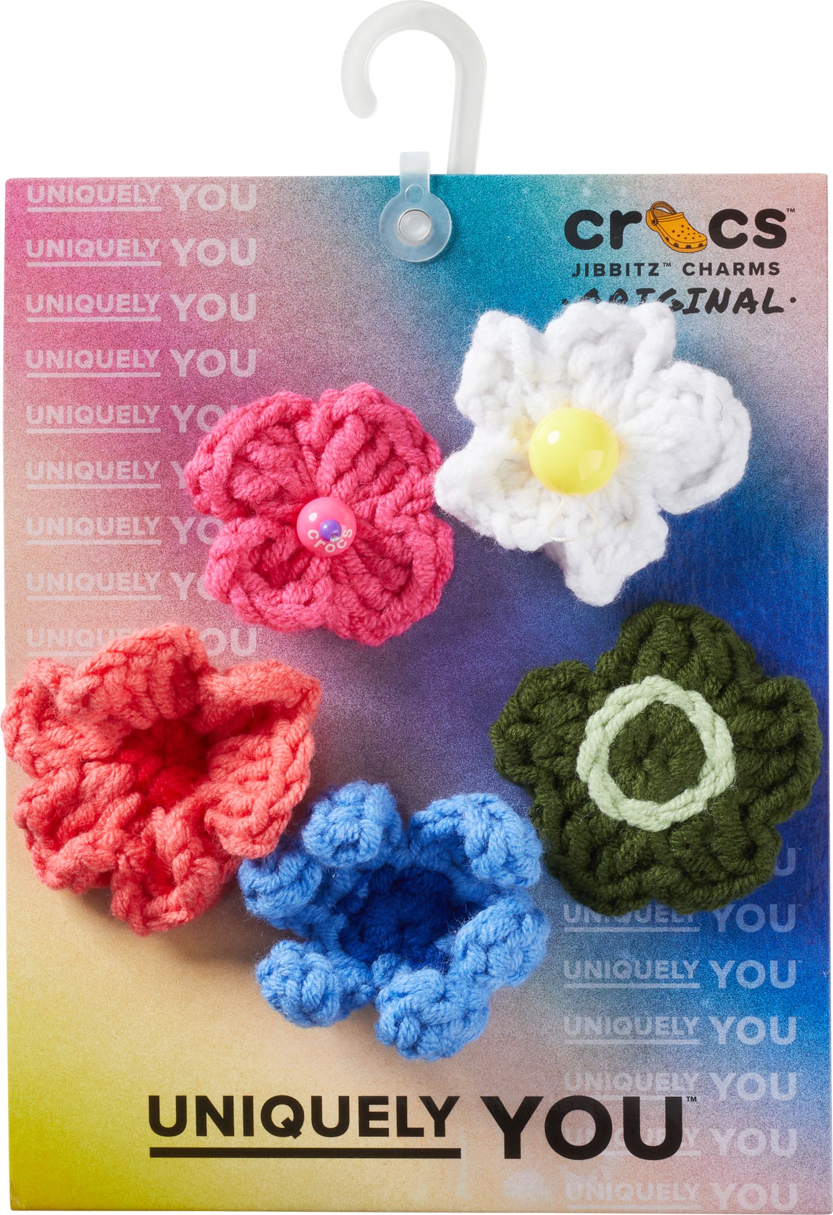 Crocs Floral Crochet Jibbitz Charms - 5 Pack