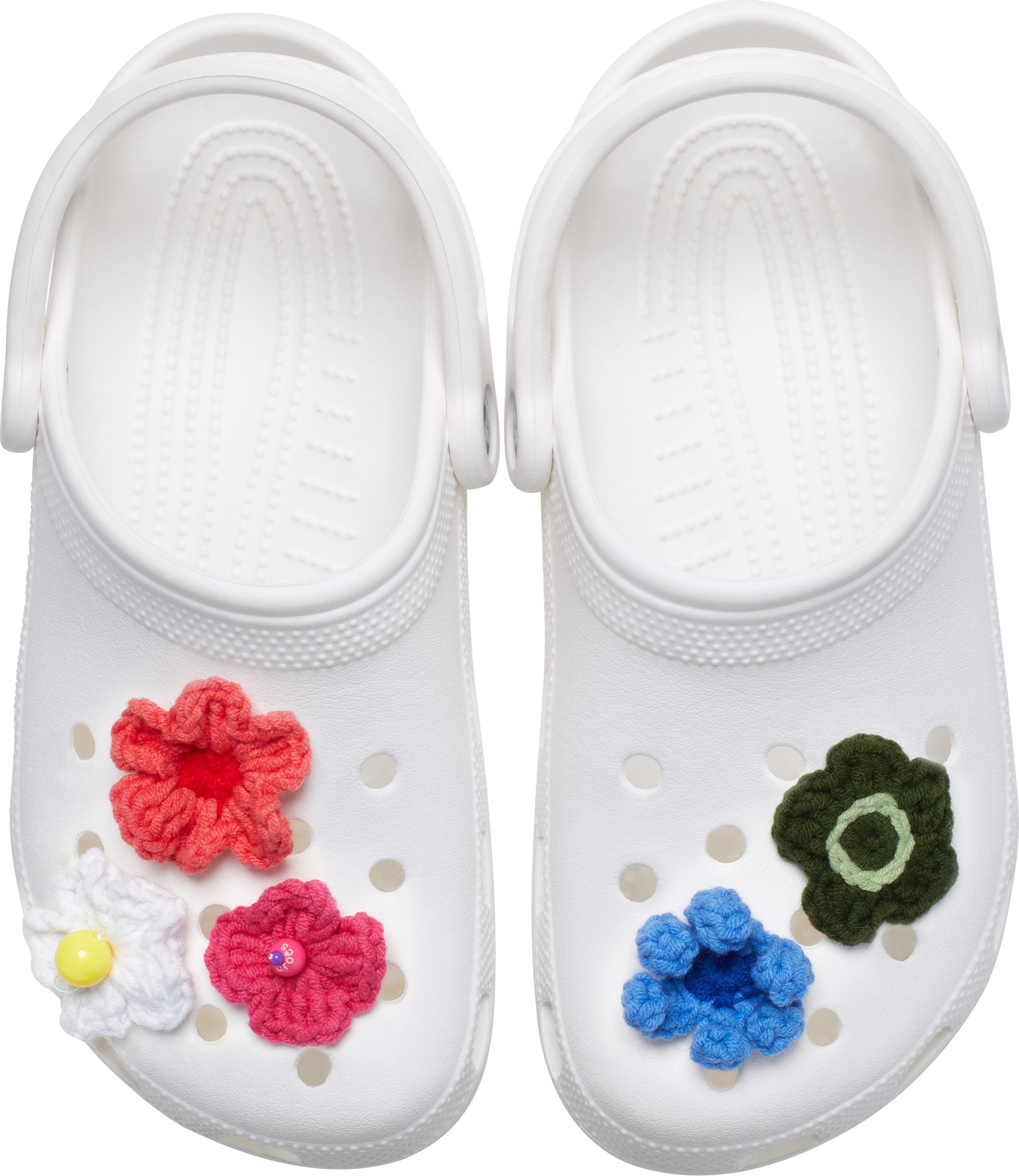 Crocs Floral Crochet Jibbitz Charms - 5 Pack
