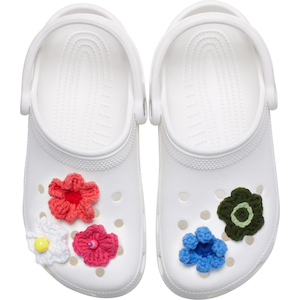 Crocs Floral Crochet Jibbitz - 5pk