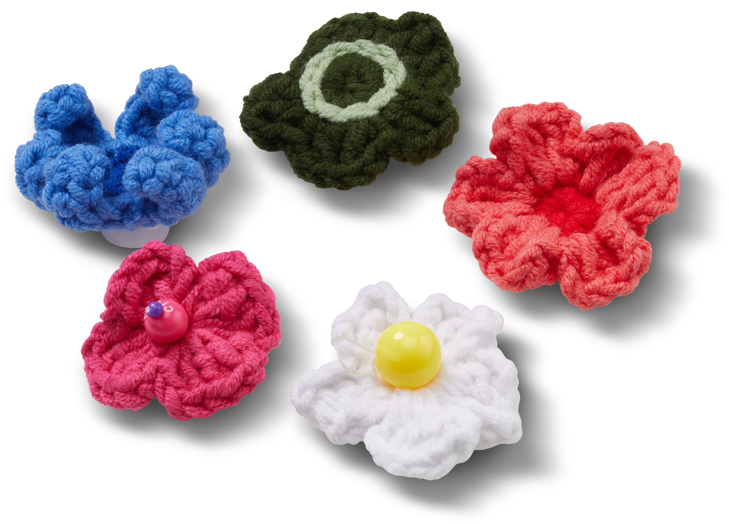 Crocs Floral Crochet Jibbitz Charms - 5 Pack