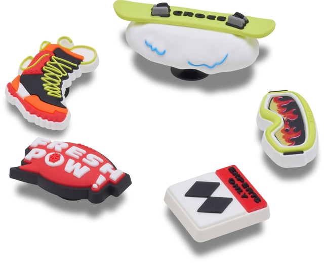 Crocs Snowboarding Jibbitz - 5pk