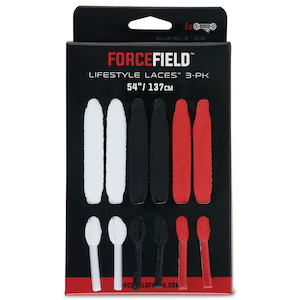 FORCEFIELD 45" Lifestyle Round Shoe Laces 3-pk
