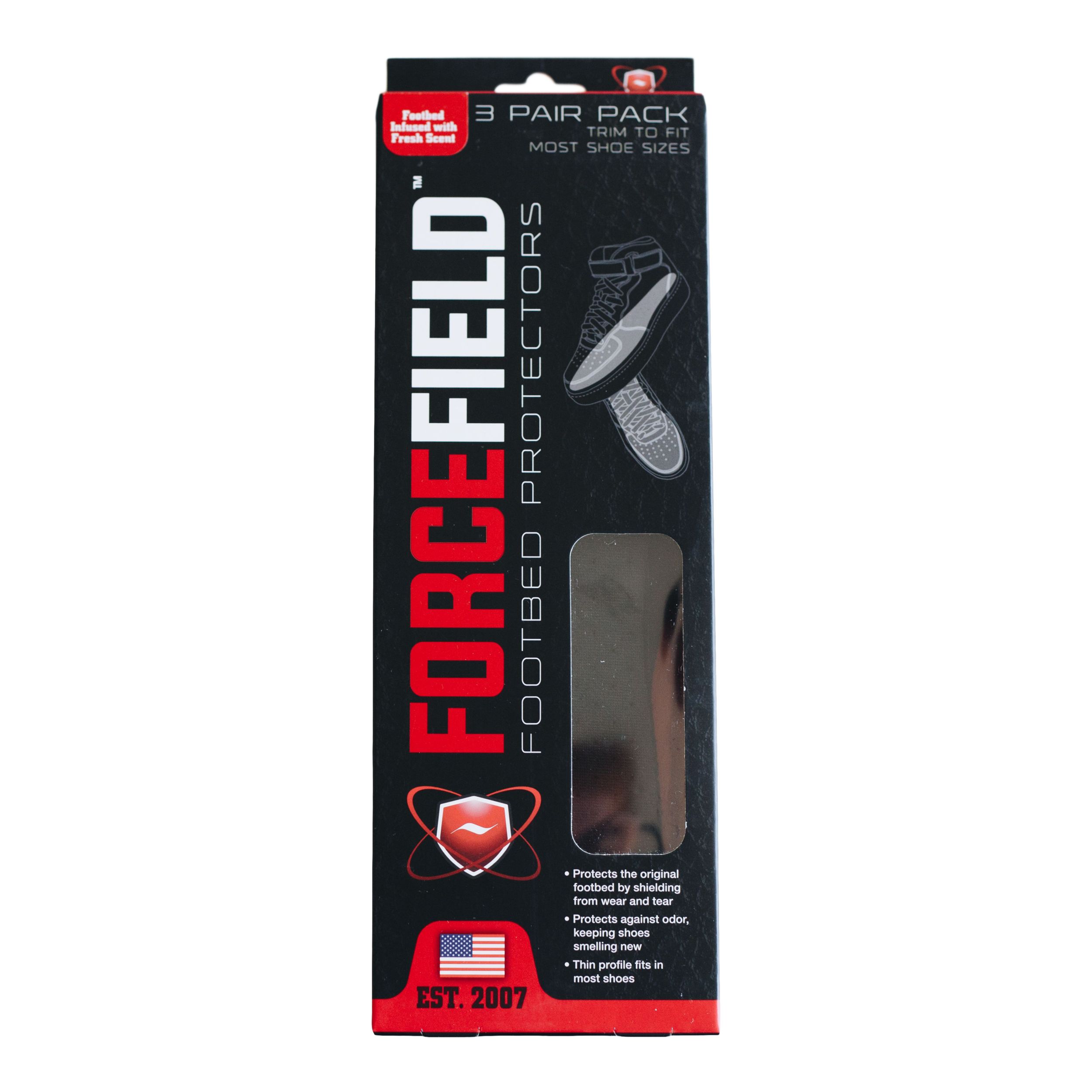 ForceField Footbed Protector Insole 3-pk