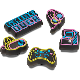 Crocs Neon Gamer Jibbitz 5-pk Shoe Charms