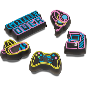 Crocs Neon Game Jibbitz 5-pk