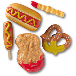 Crocs Junk Food Jibbitz Shoe Charms 5-pk