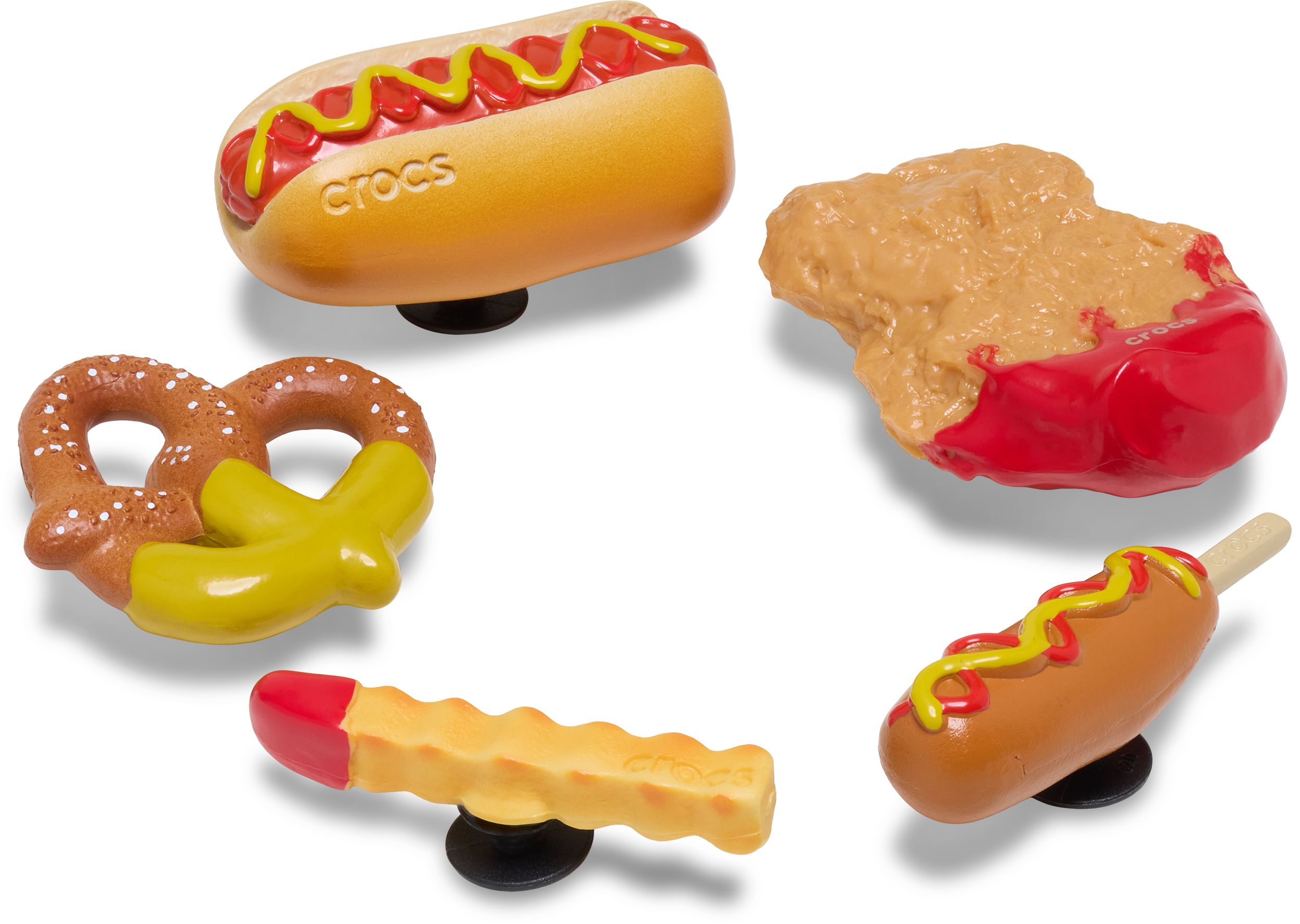 Crocs Junk Food Jibbitz Shoe Charms 5-pk