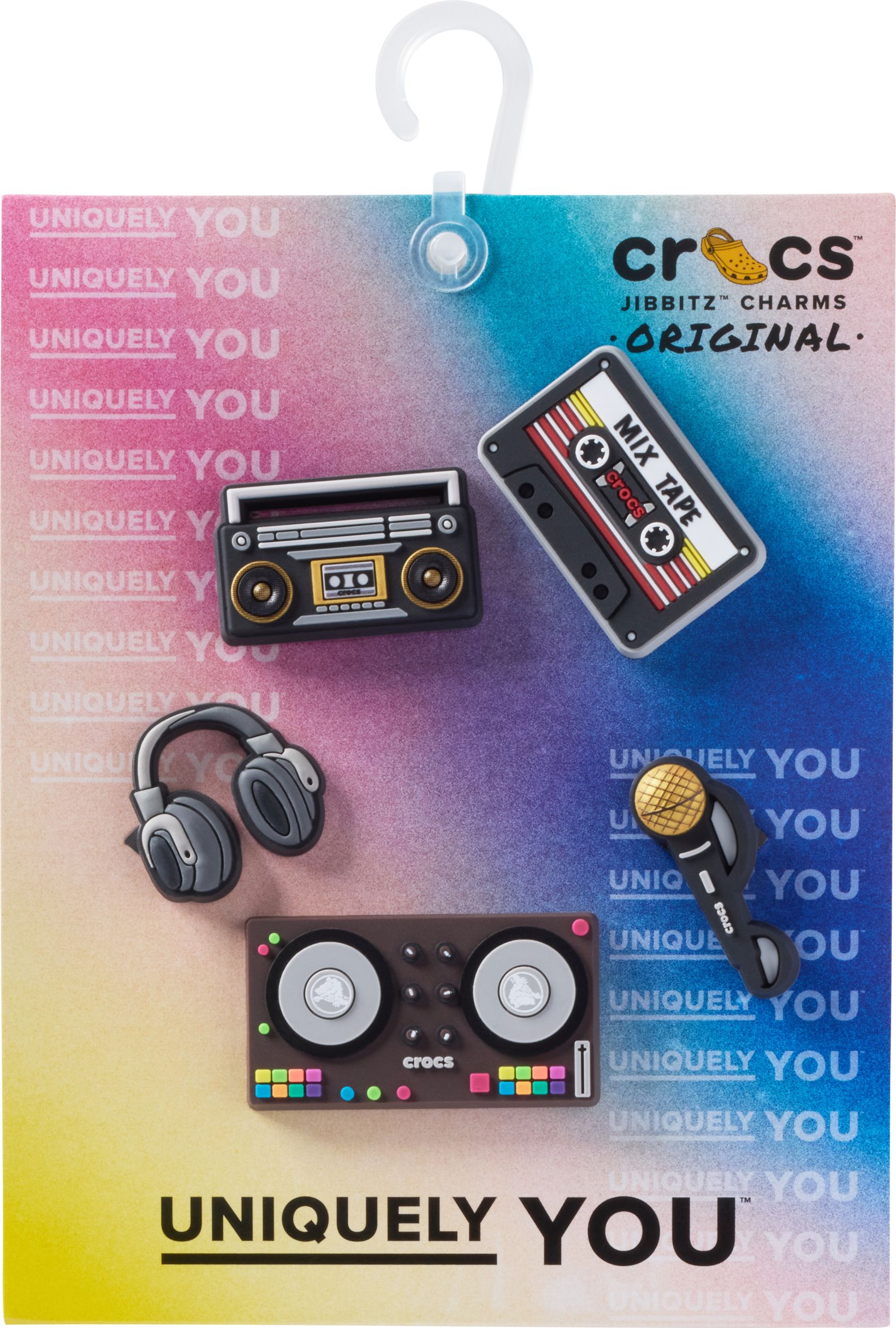 Crocs Mic Drop Jibbitz Shoe Charms 5-pk