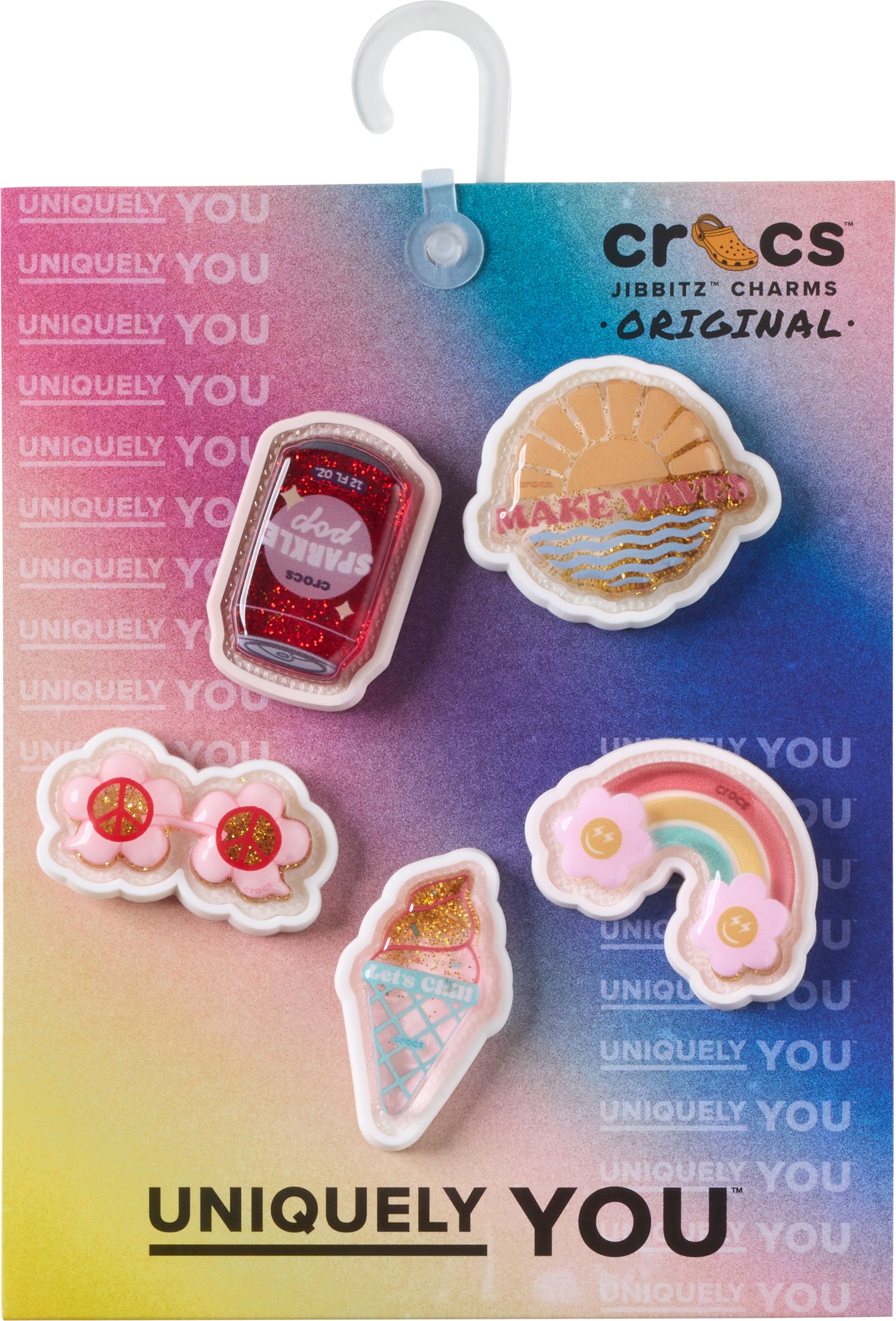 Crocs Retro Summer Jibbitz 5-pk for Clogs and Sandals