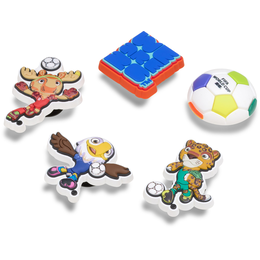 Crocs FIFA World Cup 2026™ Jibbitz Shoe Charms 5-pk