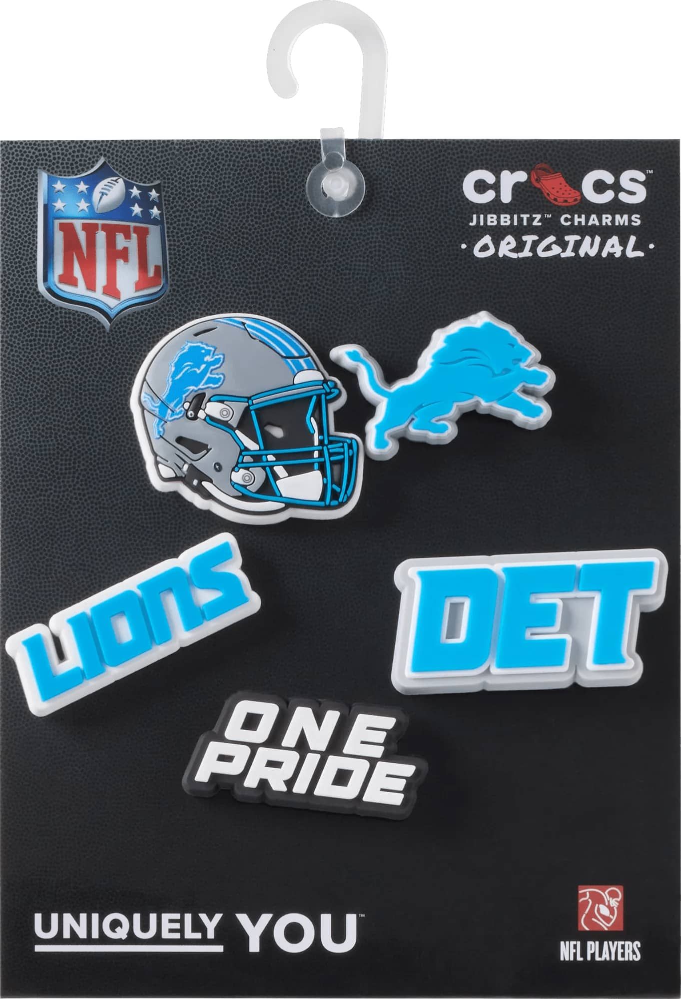 Detroit Lions Crocs NFL Jibbitz™ - 5pk