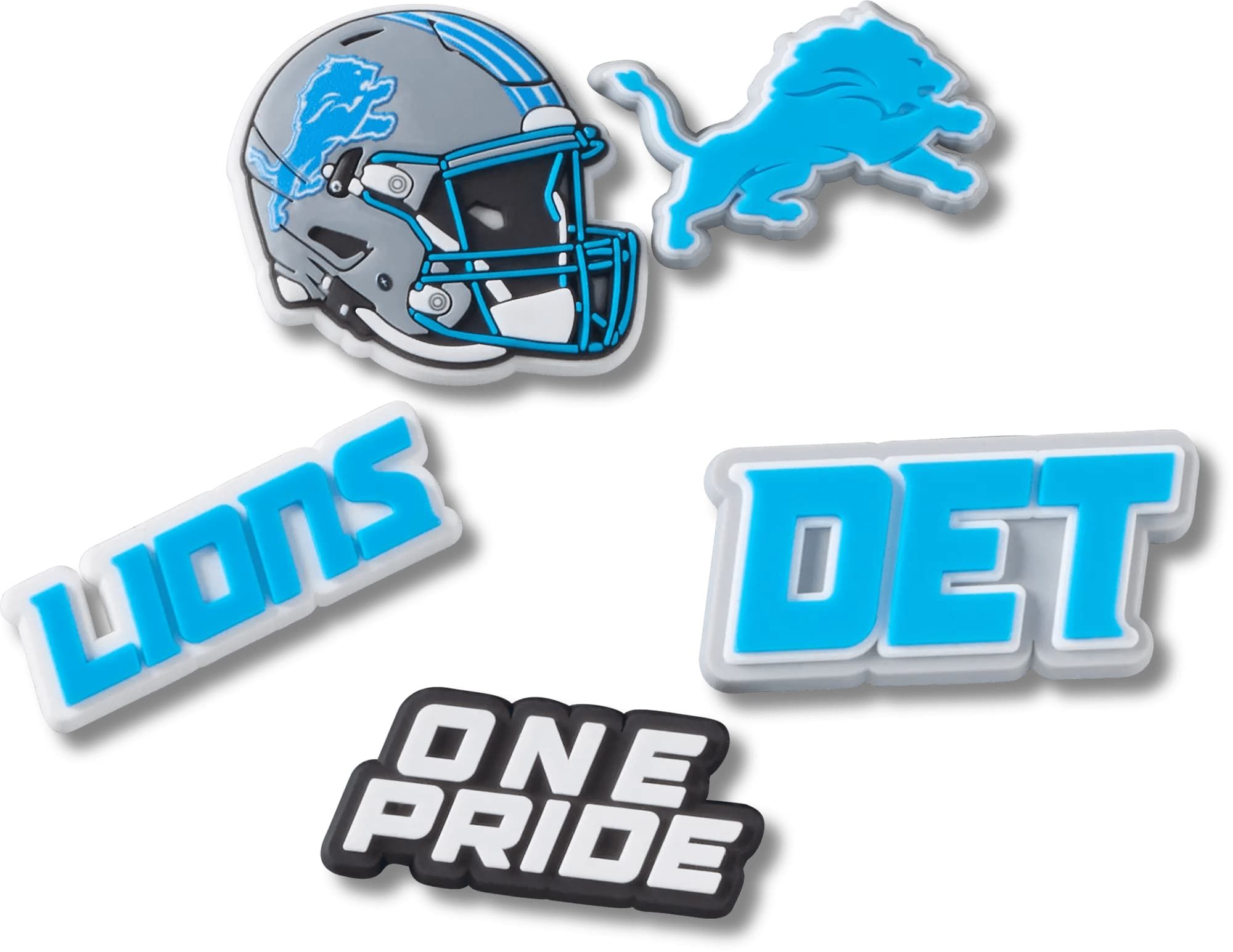 Detroit Lions Crocs NFL Jibbitz™ - 5pk