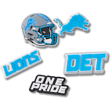 Detroit Lions Crocs NFL Jibbitz™ - 5pk
