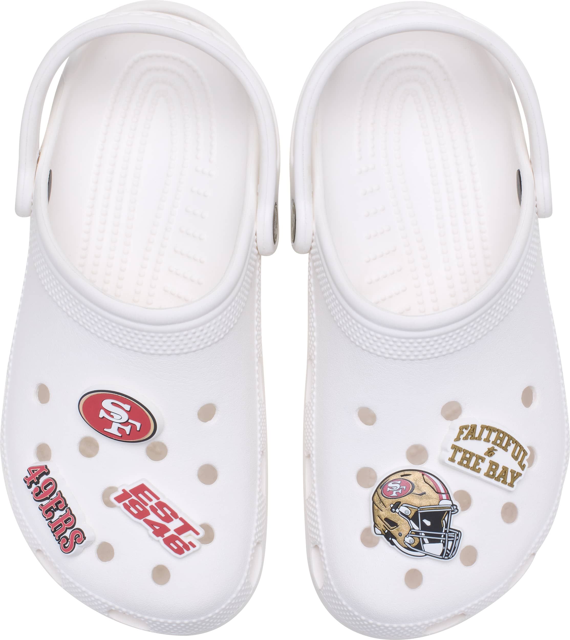 San Francisco 49ers Crocs NFL Jibbitz™ - 5pk