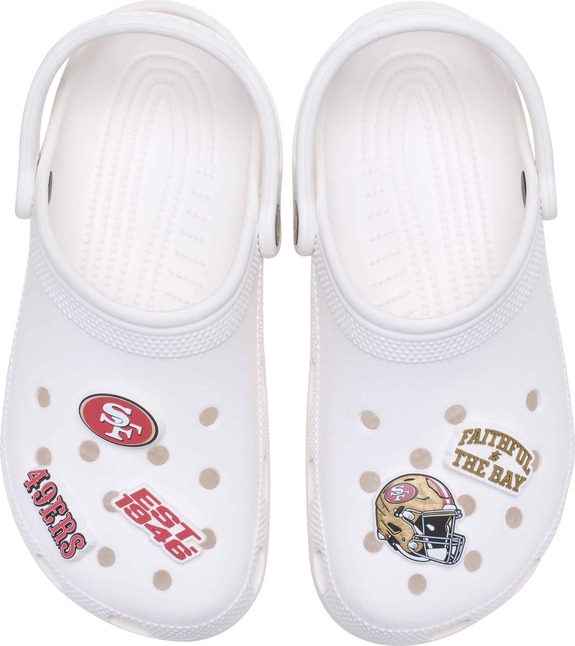 San Francisco 49ers Crocs NFL Jibbitz™ - 5pk