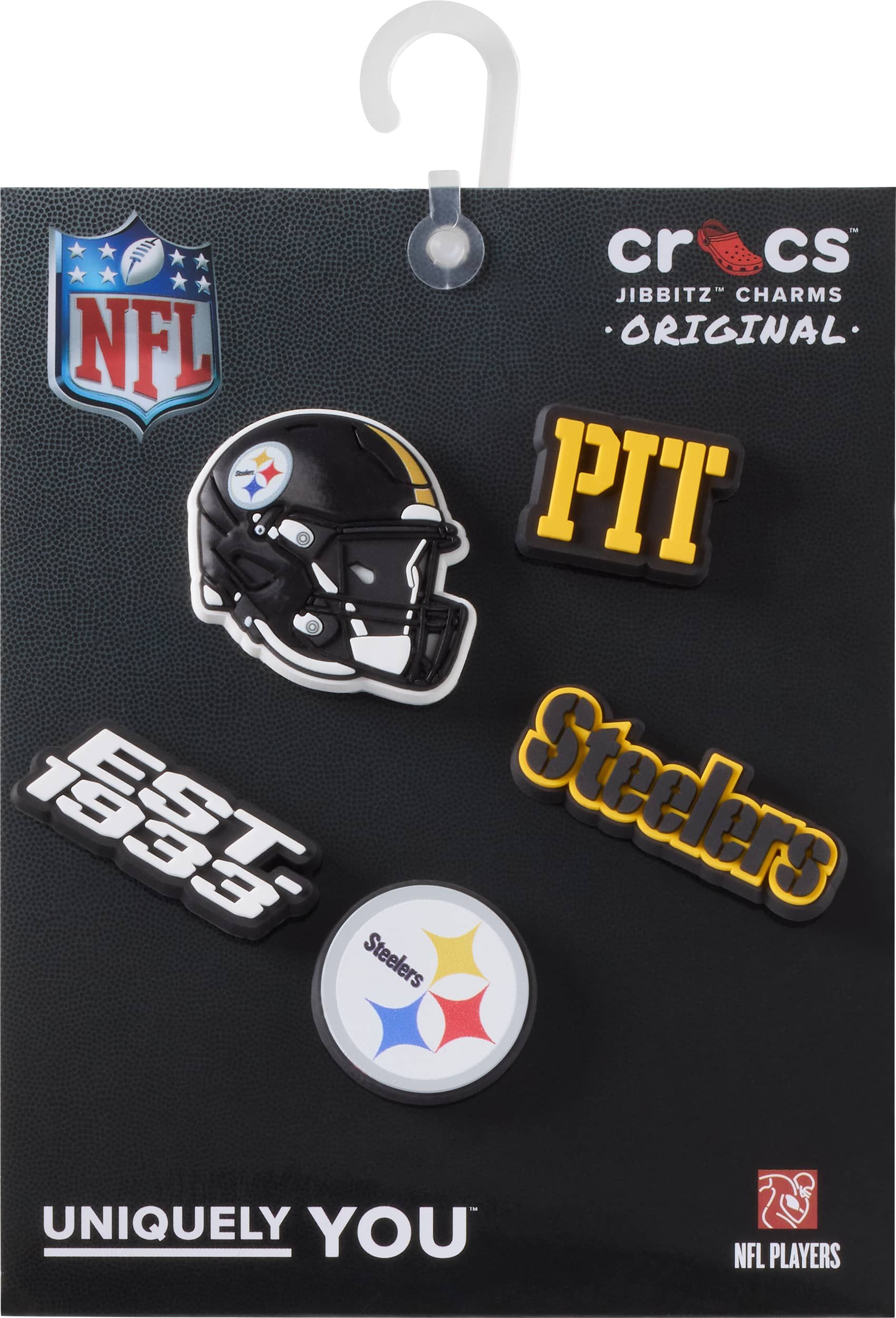 Pittsburgh Steelers Crocs NFL Jibbitz™ - 5pk