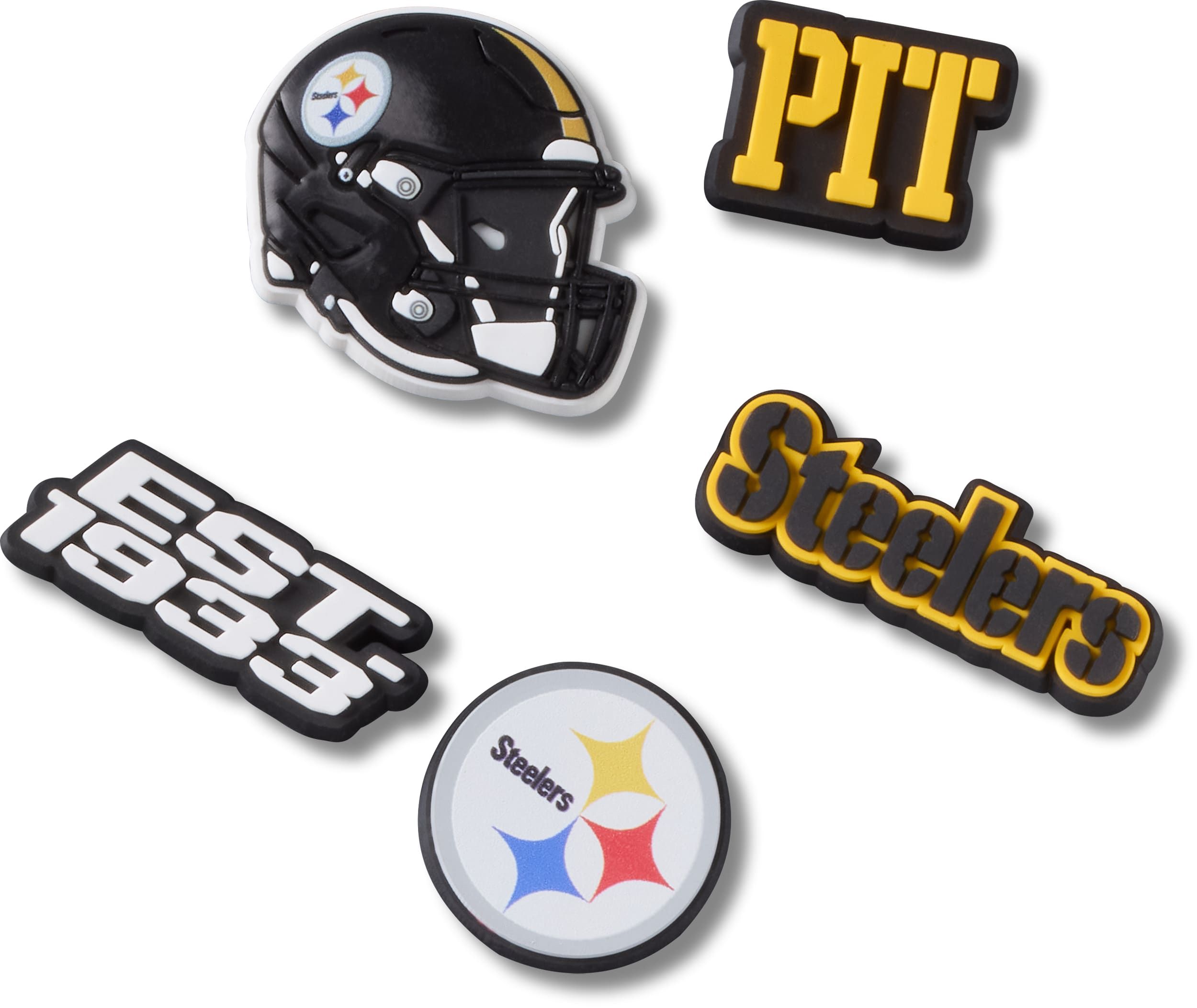 Pittsburgh Steelers Crocs NFL Jibbitz™ - 5pk