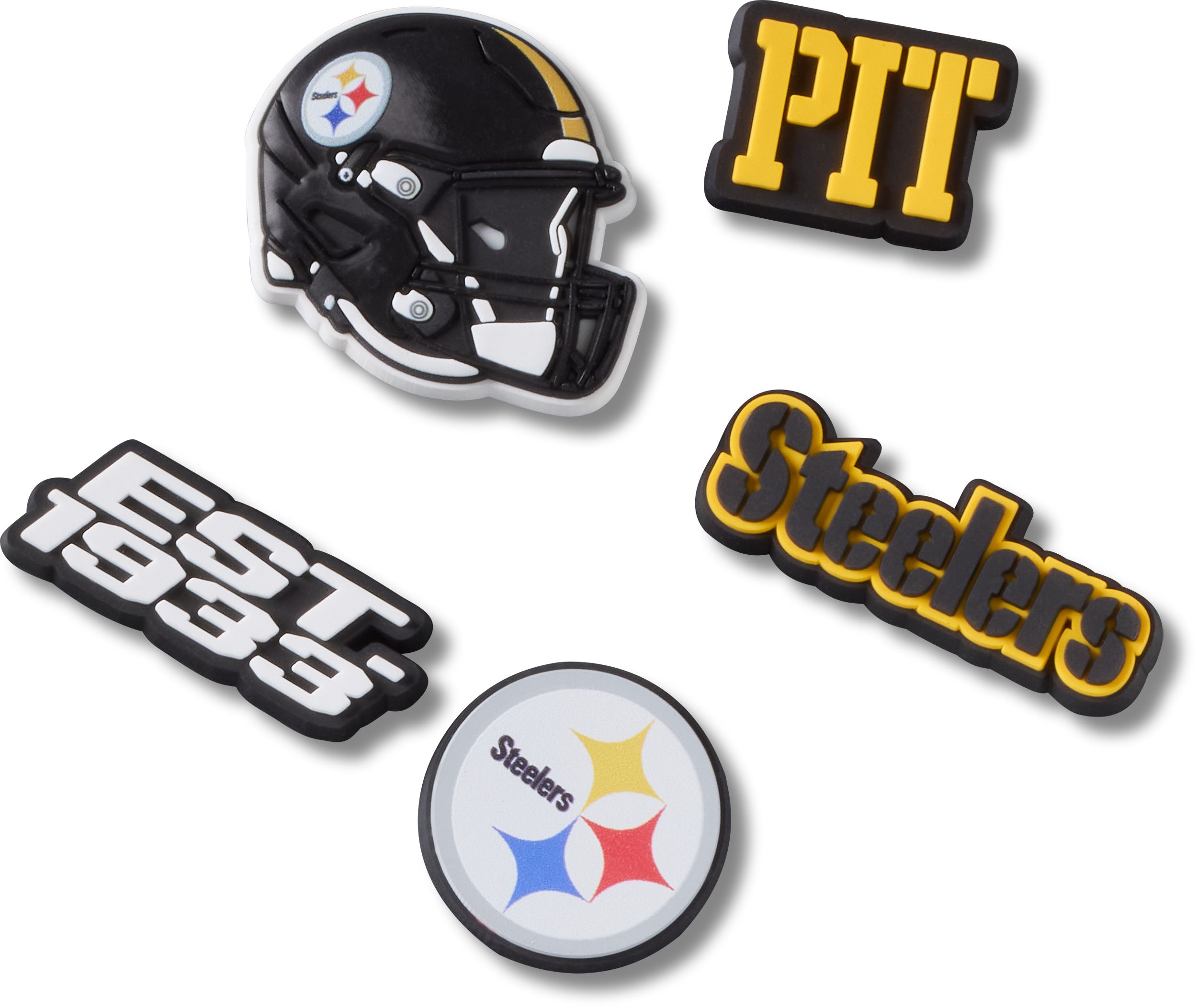 Pittsburgh Steelers Crocs NFL Jibbitz™ - 5pk