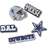 Dallas Cowboys Crocs NFL Jibbitz™ - 5pk