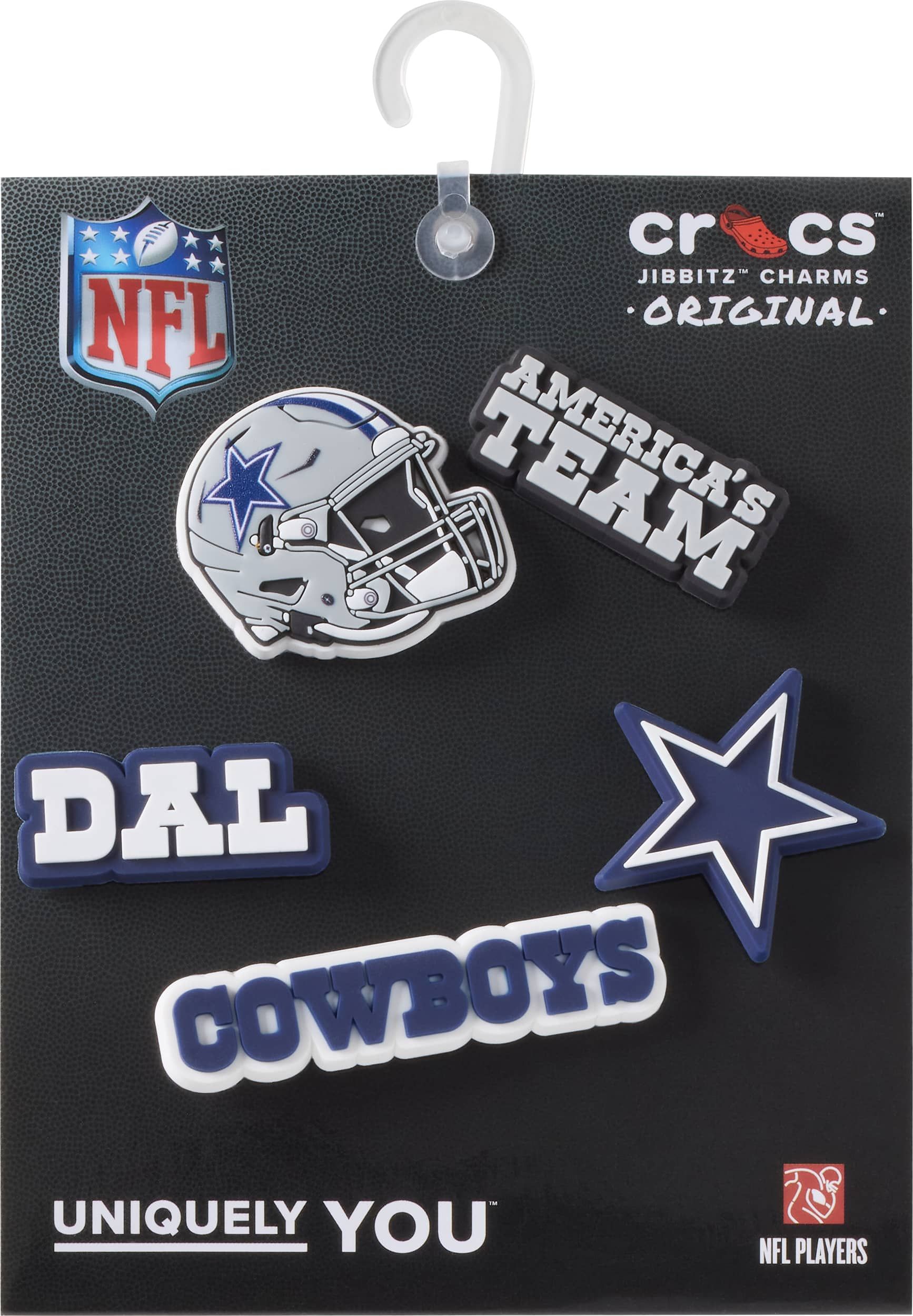 Dallas Cowboys Crocs NFL Jibbitz™ - 5pk