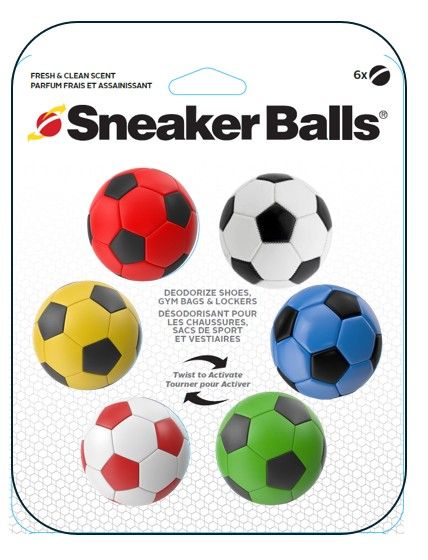Sof Sole Sneaker Balls Sport Deodorizer - 6 pk