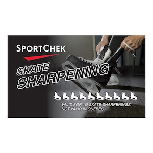 Skate Sharpening Card - 10X