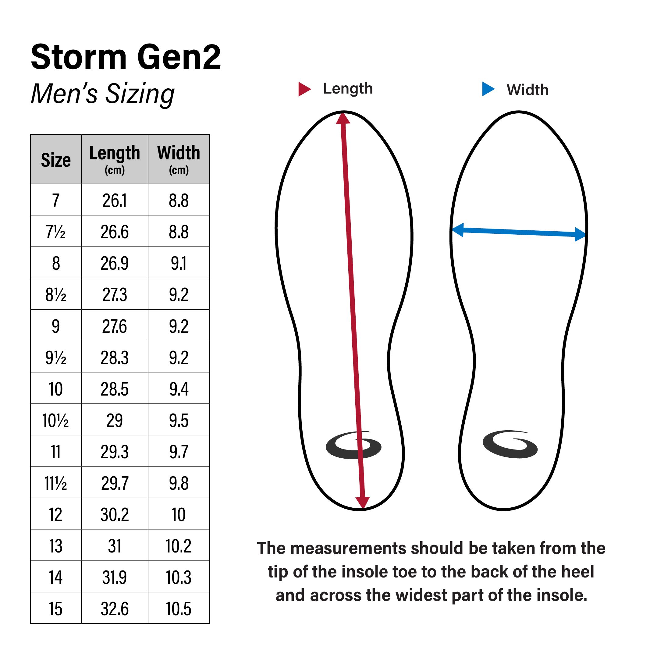 Goldline Men's G50 Storm Gen 2 Right Handed Speed 8 Shoes
