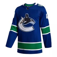 Vancouver Canucks adidas 2019 Authentic Elias Pettersson Home Jersey Front_Angled_Left