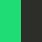 MATTE BLACK W/ GREEN REFLEX