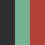 BLACK/BISCAY GREEN