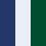 BLUE COBALT/KELLY GREEN/WHITE