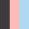 BLACK RAINBOW STRIPE