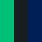 BLUE OASIS/LIME LEAF