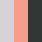 BLACK/SUN CORAL