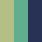 NAVY/GREEN MULTI