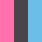 BLACK/BLUE/WHITE/PINK