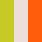 WHITE / NEON TANGERINE