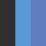 MATTE BLACK/BLUE MIRROR 580G