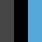 MATTE BLACK/BLUE MIRROR 580G