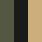 BLACK ON GOLD/GREEN